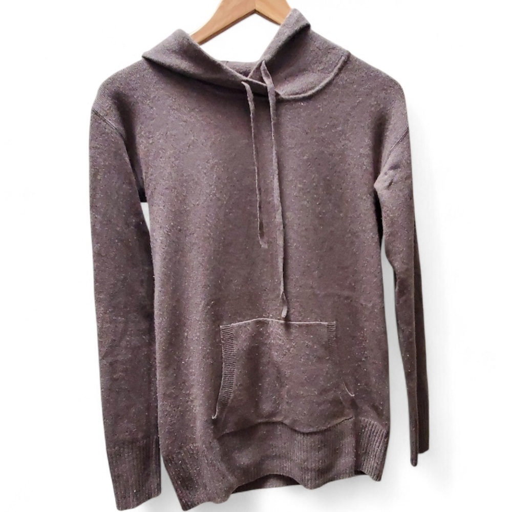 J. Crew Kangaroo Pocket Cashmere Pullover Hoodie Sweater